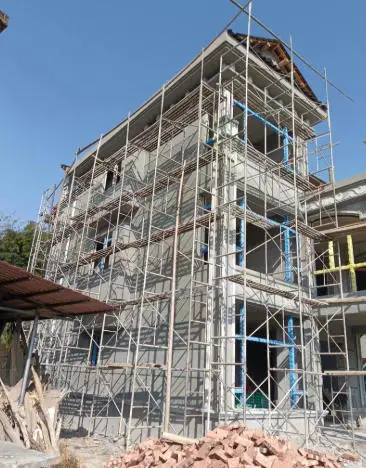 exterior wall coating project