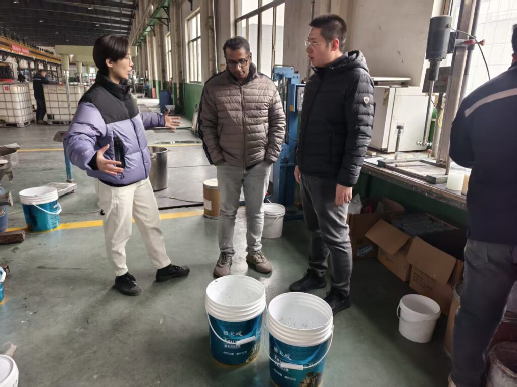 exterior wall coating manufacturer factory visit